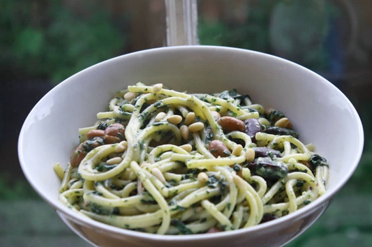 Creamy Spinach Pasta 🌿