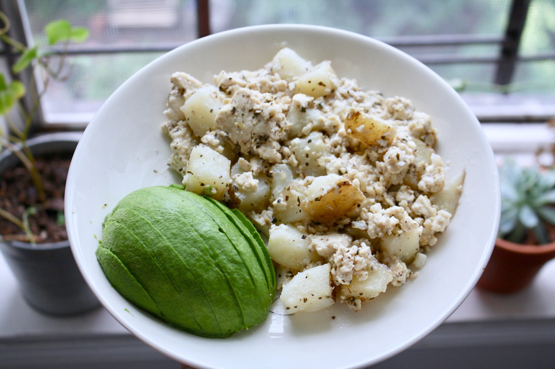 Vegan tofu scramble 🥑