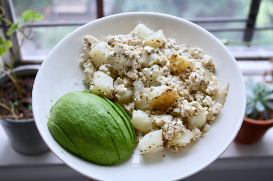 Vegan tofu scramble 🥑