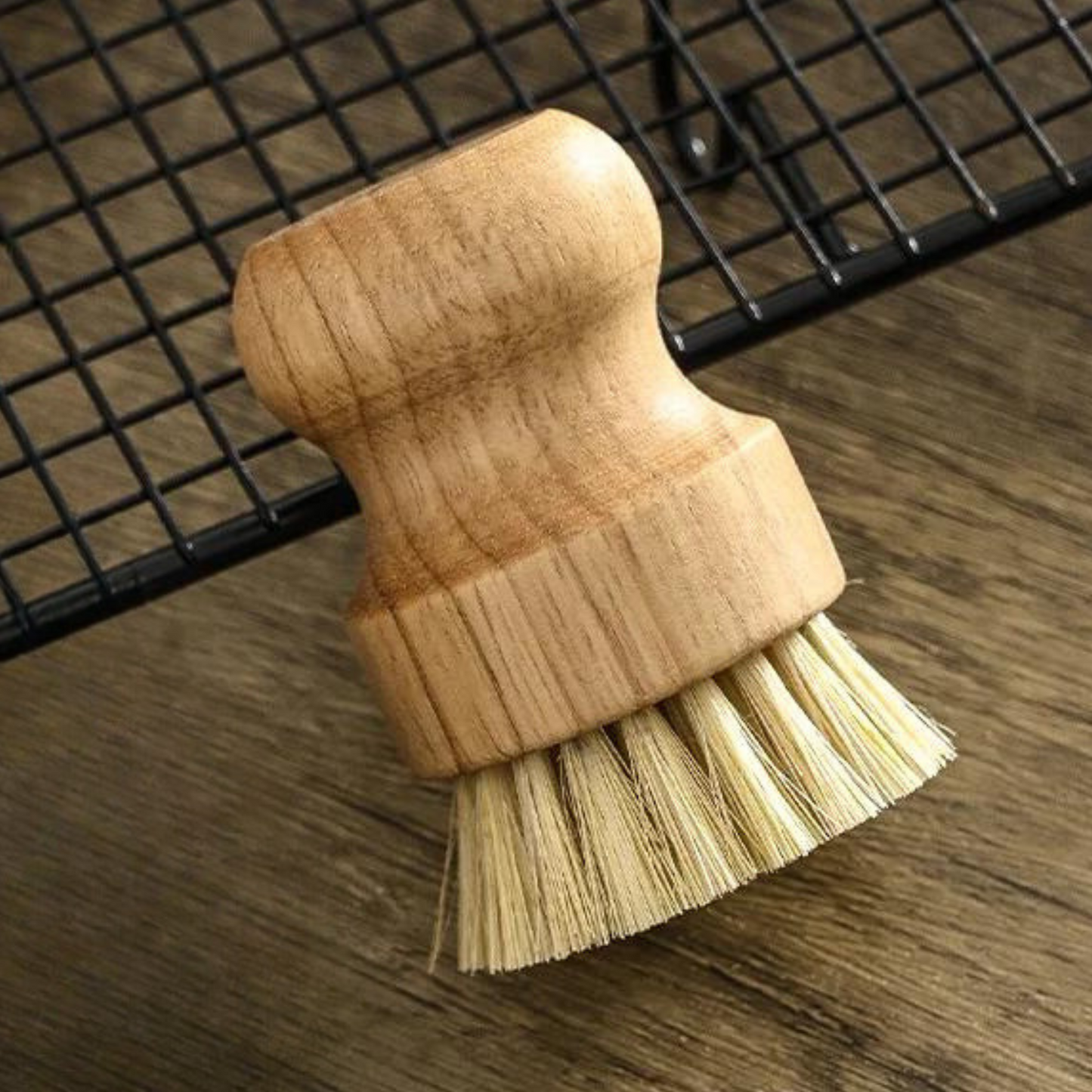 Bamboo scrub brush