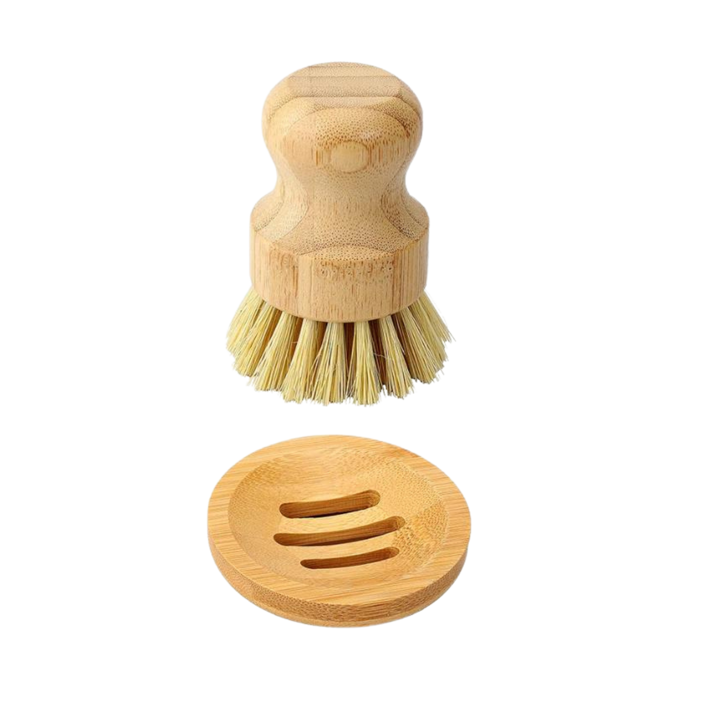 Bamboo scrub brush