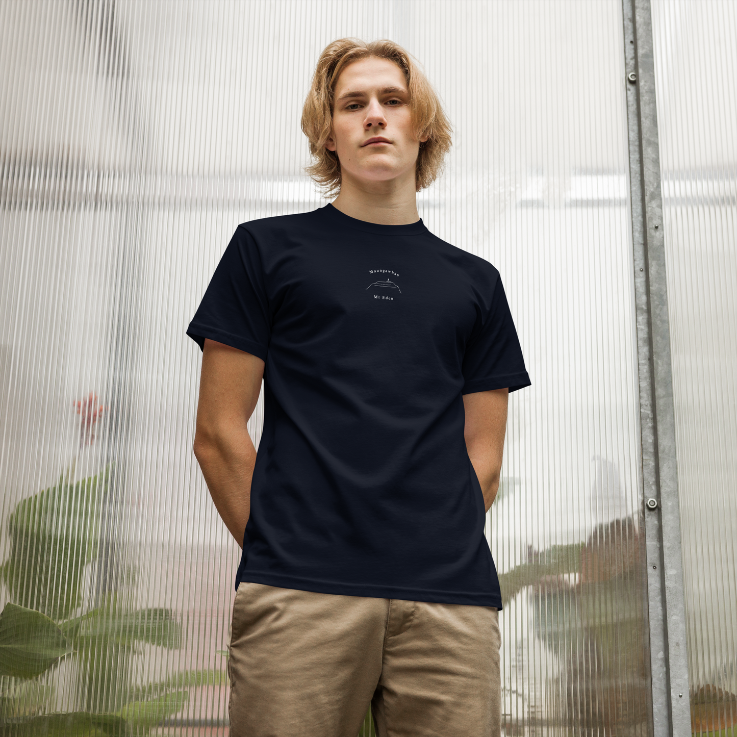 Maungawhau / Mt Eden organic cotton T-shirt
