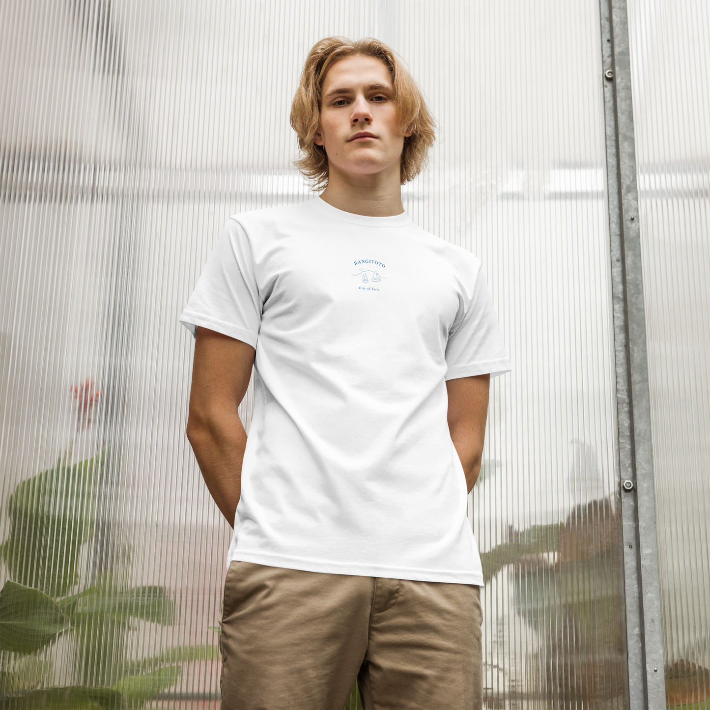 Rangitoto organic cotton T-shirt