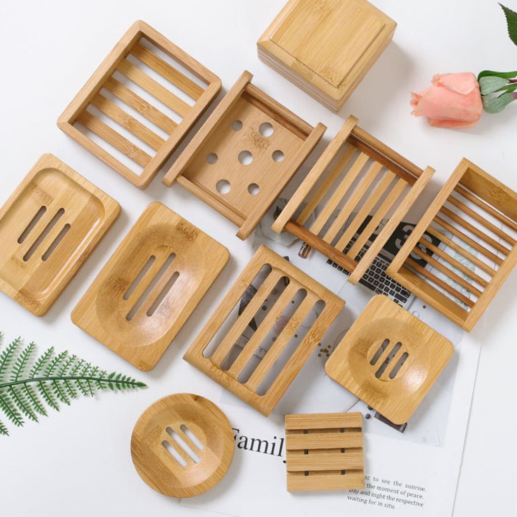 Bamboo soap tray