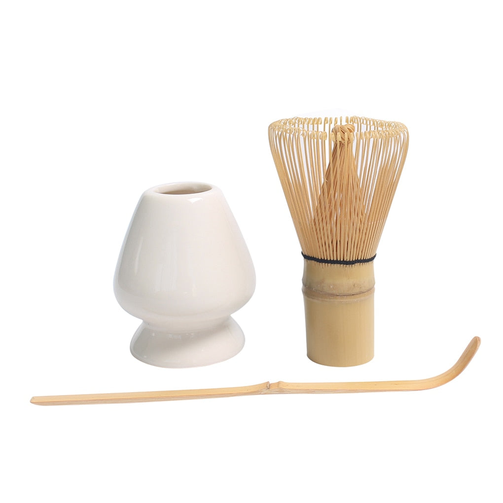 Bamboo matcha whisk set